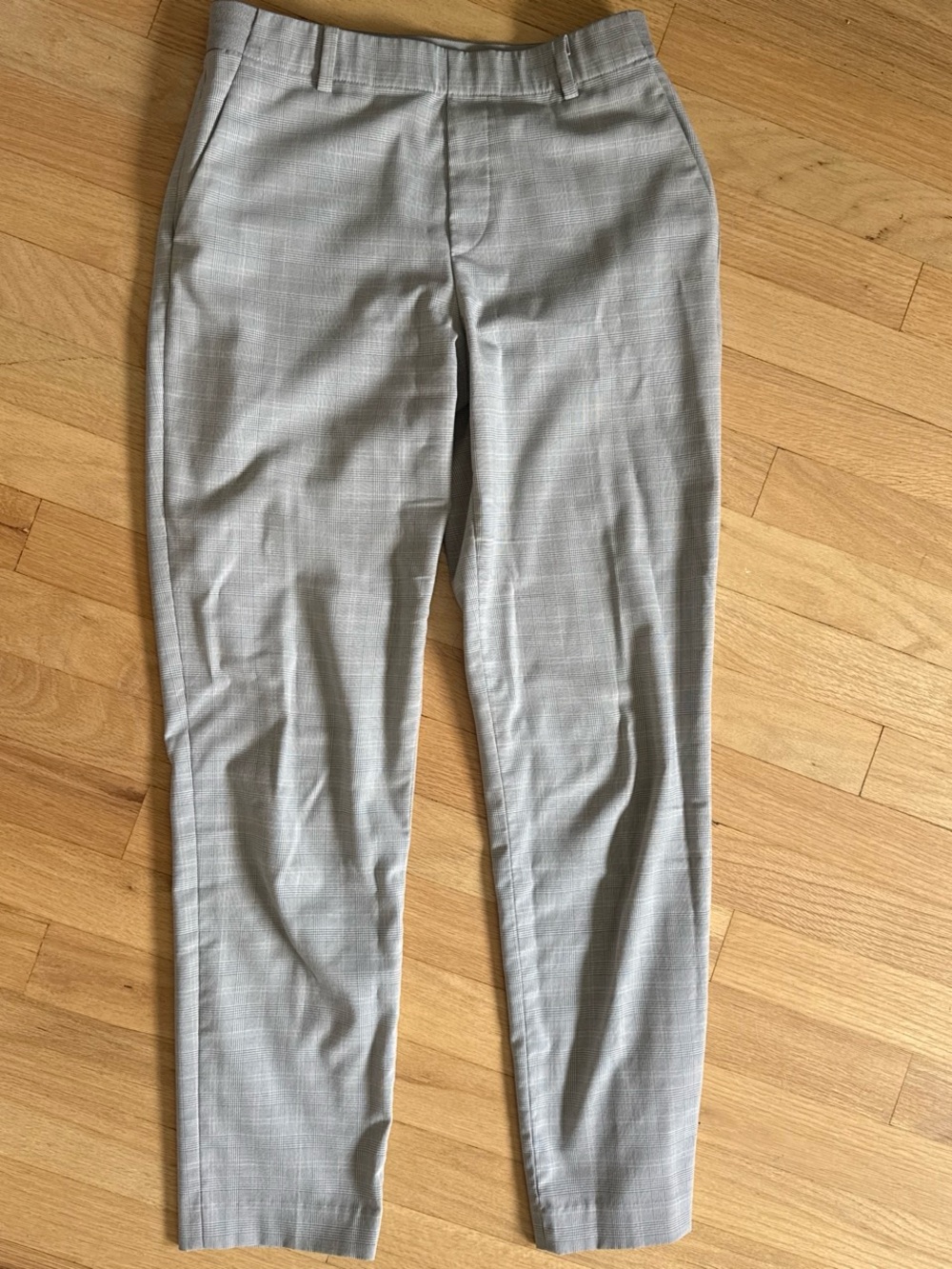 Uniqlo Women's Light Gray Slim Dress Trousers